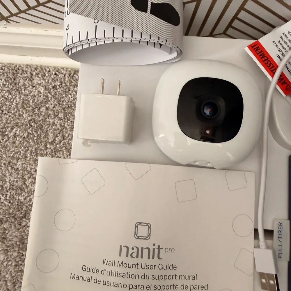 Nanit Pro Baby Monitor with Breathing Band - White